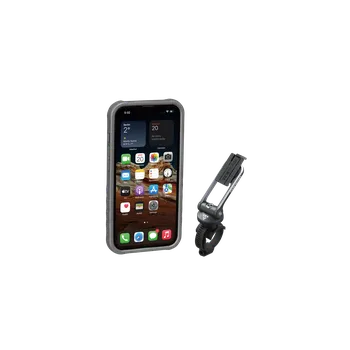 brašna na kolo Držák na telefon TOPEAK RIDECASE pro iPhone iPhone 13 černá/šedá