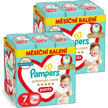 Plena PAMPERS Premium Care Pants vel. 7 (160 ks)