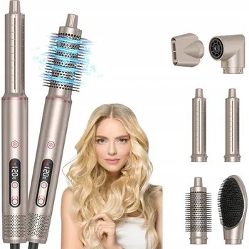 Žehlička na vlasy FÉN, ŽEHLIČKA NA VLASY, KULMA A KARTÁČ NA VLASY V JEDNOM - MULTIFUNKČNÍ S IONIZACÍ