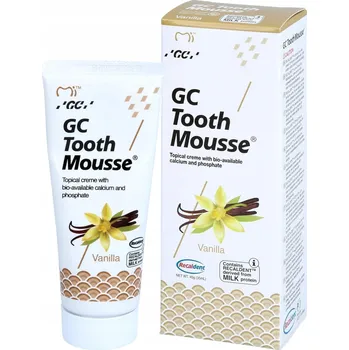 zubní pasta Tekutá sklovina pasta bez fluoridu GC Tooth Mousse vanilka 35 ml