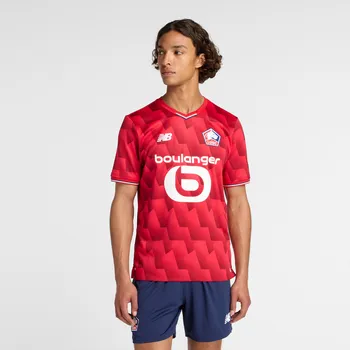 Pánské tričko Pánské tričko New Balance LOSC Lille MT230454HME – červené