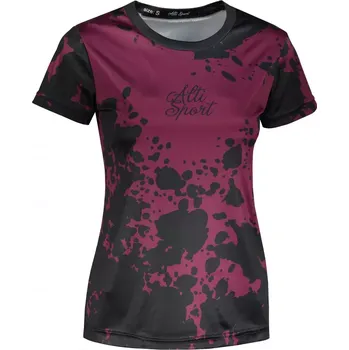 Dámské tričko Dámské funkční triko premium ALTISPORT VOJ/ALW012TR01 FIALOVÁ/ČERNÁ S