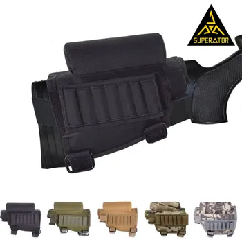Příslušenství pro sportovní střelbu SUPERATOR Univerzální lícnice na pažbu – nylonový návlek s držákem nábojů (pravák/levák) Barva: Černá | skladem v ČR | rychlé odeslání | suchý-zip panel | měkké polstrování |