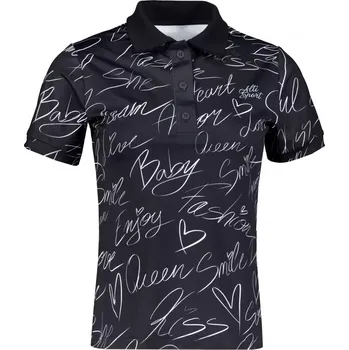 Dámské tričko Dámské funkční tričko s límečkem premium ALTISPORT VOJ/ALW084TR05 ČERNÁ XXL