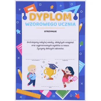 Diplom pro vzorného žáka A4 LearnHow