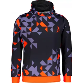 Pánská móda Pánská funkční mikina premium ALTISPORT VOJ/ALM108MI01 ČERNOORANŽOVÁ XXXL