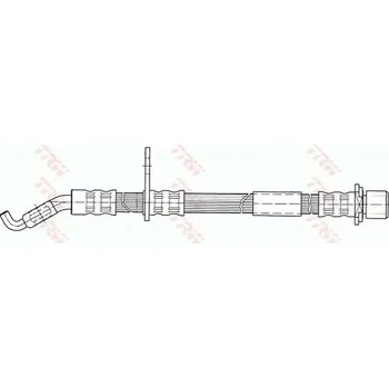 Brzdová hadice Brzdová hadice flexibilní TRW PHD433