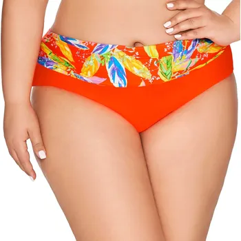 Dámské plavky Spodní díl plavek Vivid 227 orange - AVA oranžová 3XL