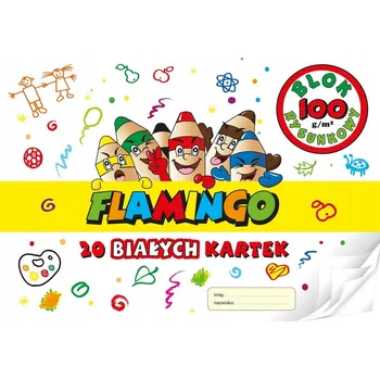 Blok Blok na kreslení A4 Flamingo