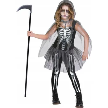 Karnevalový kostým Kostým Kostým Skeletor Kostlivec Šaty Halloween 128-140 cm 8-10 let