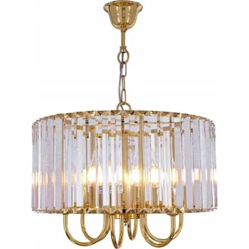 Zlatý křišťálový lustr do obýváku PARIS 1906/6 Zuma Line