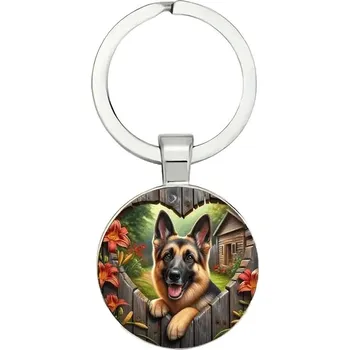 Přívěsek na klíče s německým ovčákem