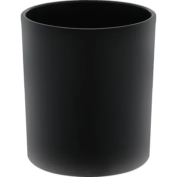 Sklenice Sklenice na svíčky černá matná 300 ml