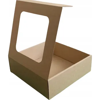 Dárková krabička Krabička krabička Wellness hnědá 18 cm x 18 cm x 6 cm 380 g/m²