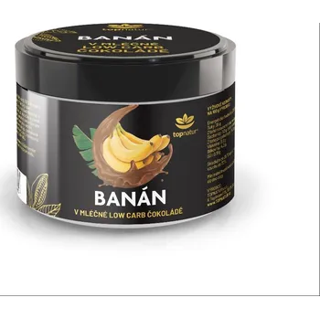 Čokoláda Banán v mléčné čokoládě 150g TOPNATUR
