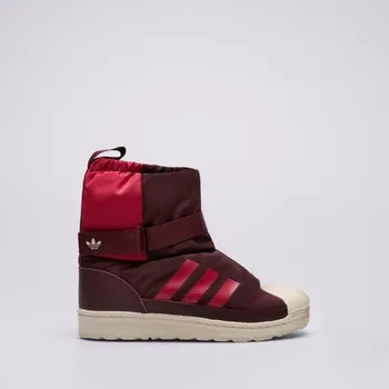 Chlapecké tenisky Adidas Superstar 360 Wtr Boot C Bordová 35