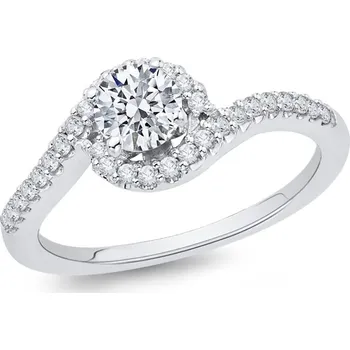 Šperk Elegantní zásnubní prsten plný diamantů Elaina