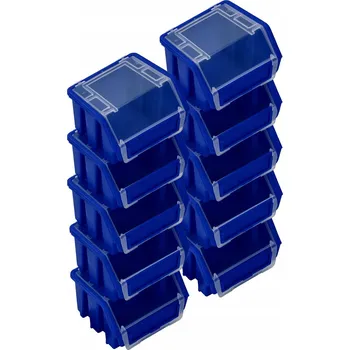 Úložný box 10x Skladový kontejner Box Ergobox 1+ MODRÁ