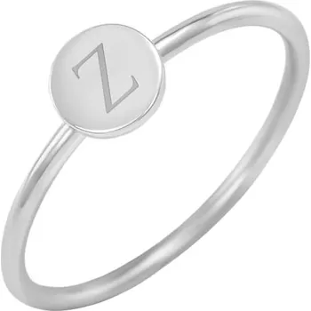 Prsten Zlatý prsten s gravírem písmene Babire