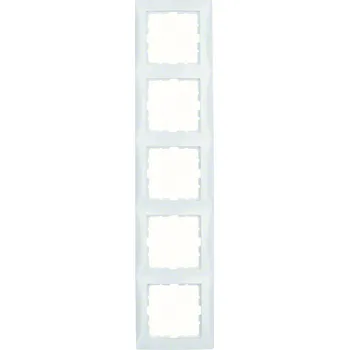 vypínač Pětidílný Rámeček Berker , bílý