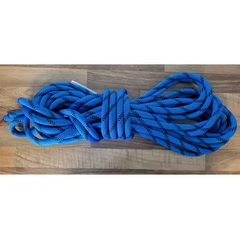 Lano PA s jádrem 11 mm - 13,5 m - modrá + černá (Umělé lano s jádrem 11 mm - 13,5 m)