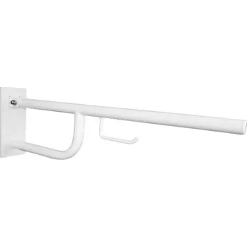 Madlo do koupelny Úchyt s držákem 10x25 cm bílá
