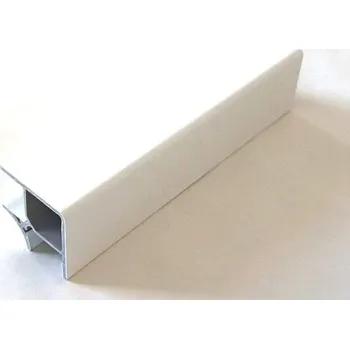 Nábytkové kování Roh 90° vnitřní a vnější bílá výška 100 mm