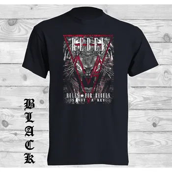 Pánské tričko panske-levne-bavlnene-tricko-vtipne-rebels Barva: Black -černá, velikost: 5XL