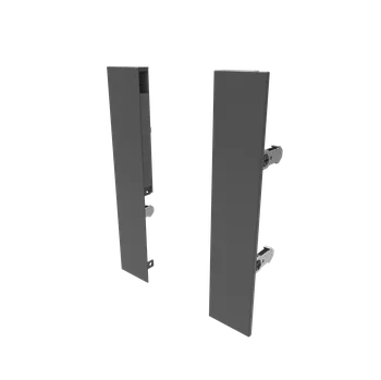 Nábytkové kování Cemux H Box SLIM držák čelního panelu H199 mm antracit