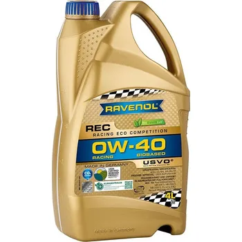 Motorový olej RAVENOL REC 0W-40 USVO® 4L (Plně syntetický motorový olej Ravenol REC 0W-40)