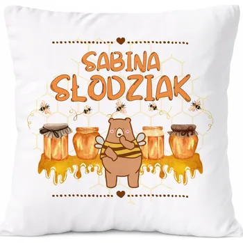 Polštář Dárek Polštář pro Adama, syna, dítě s potiskem