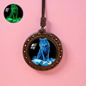 Řetízek Náhrdelník a přívěsek vlk