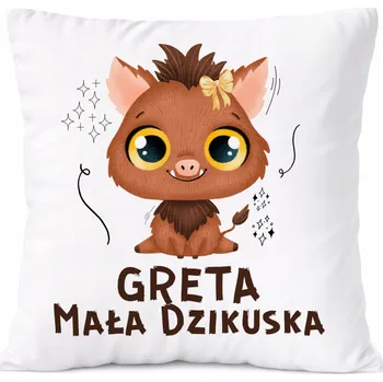 Polštář Dárek Polštář pro Adu, dceru dítěte, s potiskem