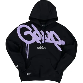 Dámské oblečení Dámská mikina s kapucí a kapsami Jednobarevná mikina z měkké bavlny s moderním vzorem Pohodlný volnočasový oděv v různých barvách fialová XL