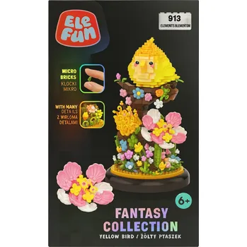 ostatní stavebnice EkeFun Micro Fantasy Collection Žlutý Stavebnice 9 13 dílů