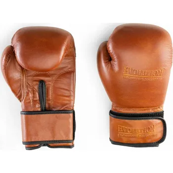 Boxerské rukavice PROFESIONÁLNÍ BOXERSKÉ RUKAVICE Z PRAVÉ KŮŽE EVOLUTION RETRO 12 OZ