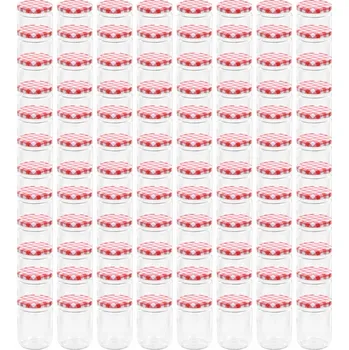 Sklenice SKLENĚNÉ SKLENICE NA DŽEM 230 ML 9 6 KS N/B