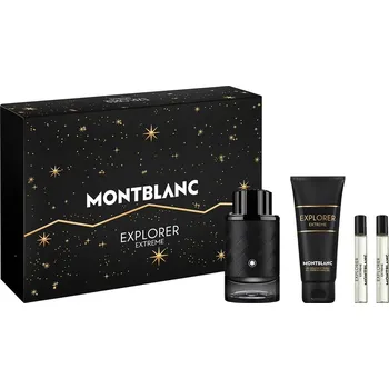 Kosmetická sada MontBlanc Explorer Extreme Set - Parfém 100 ml + parfém 2 x 7,5 ml + sprchový gel 100 ml Dárková sada