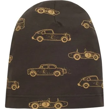 Kojenecké oblečení PINOKIO Čepice beanie Old Cars GRAFIT - 74/80