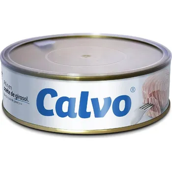 konzervovaná ryba Calvo Tuňák ve slunečnicovém oleji 500 g