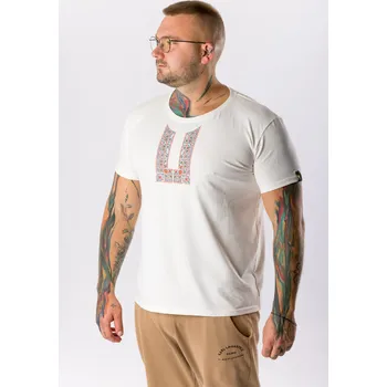 Pánské tričko GoldBee Pánské Tričko Morava White Barva: White, Velikost: L