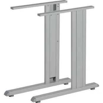 Stolová podnož Kancelářská stolová podnož ST 203S stříbrná