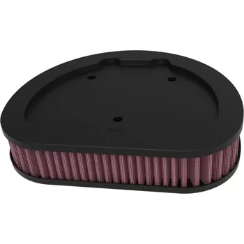 Motodíl Vzduchový filtr K & N typ HD-1508 pro HARLEY DAVIDSON FLHT/ FLHR/ FLHX/ FLTR rok 2008-2013 (znovu použitelný, omyvatelný, přednaolejovaný pro rychlou a snadnou instalaci)