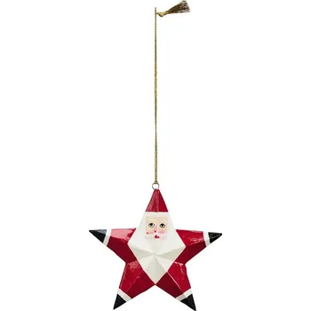 Vánoční dekorace Dekorativní vánoční figurka Madam Stoltz 10 x 10 cm AL.007012 vícebarevná MLC