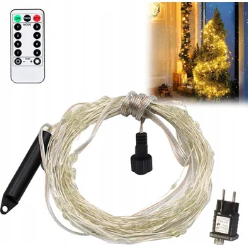 Vánoční dekorace VÁNOČNÍ OSVĚTLENÍ NA STROMEČEK LED 100 diod 1m dekorativní vánoční