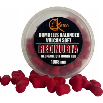Boilies Wafters VULCAN Soft „RED NUBIA“ 8×10 mm NÁSTRAŽNÉ KRMIVO