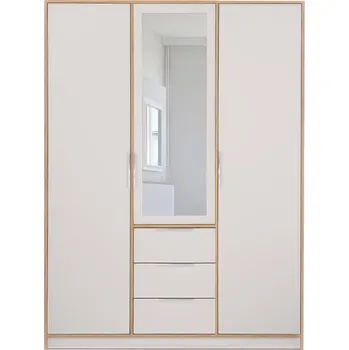 Šatní skříň Stolar Šatní skříň Lati D3 Barva: korpus: Dub Votan, front : kašmír, zrcadlo