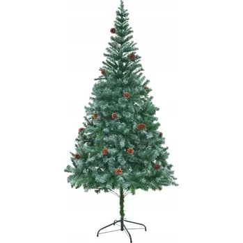 Vánoční stromek Umělý vánoční stromek dekorativní - 210 cm, bílý