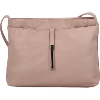 Kabelka Trendy dámská malá kožená crossbody Simona, tělová
