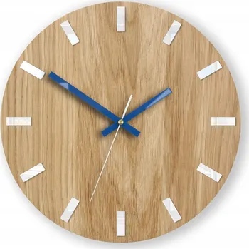 Hodiny Nástěnné hodiny Volan hnědé 33cm